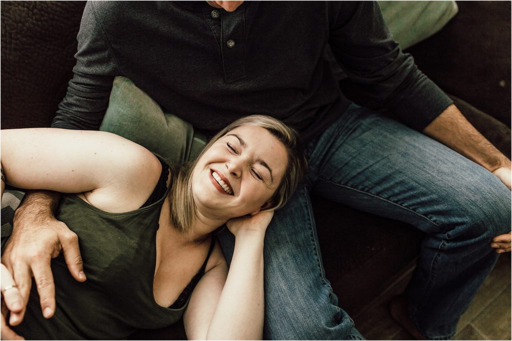 Pensacola Wedding Photographer - Couples Session - In home couples session - Florida Wedding Photographer