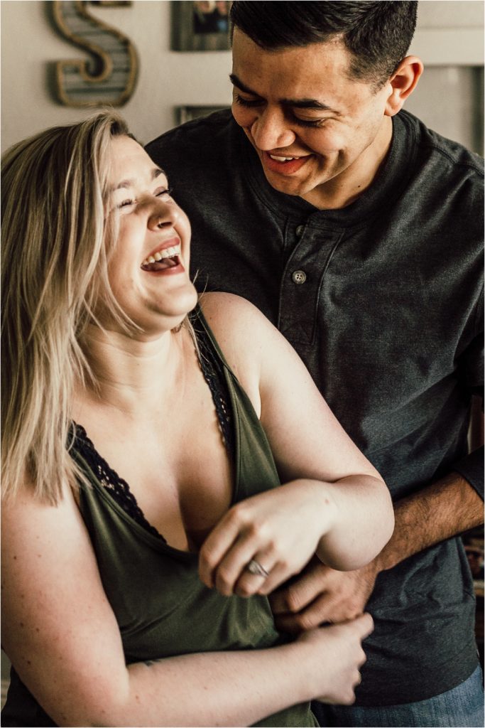 Pensacola Wedding Photographer - Couples Session - In home couples session - Florida Wedding Photographer