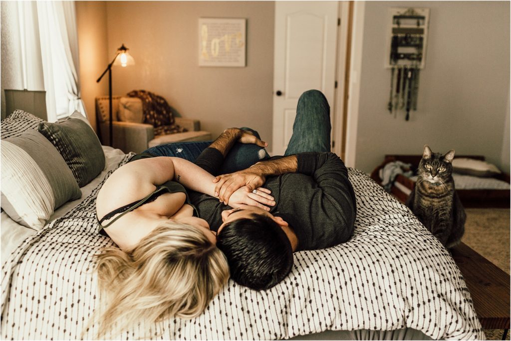 Pensacola Wedding Photographer - Couples Session - In home couples session - Florida Wedding Photographer
