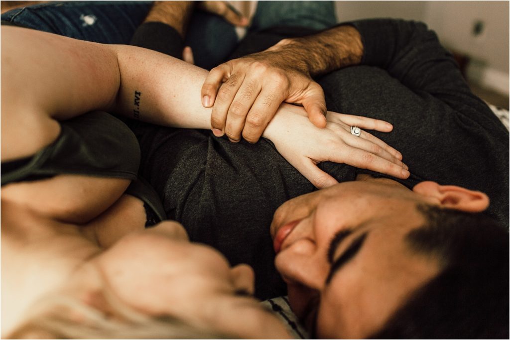 Pensacola Wedding Photographer - Couples Session - In home couples session - Florida Wedding Photographer