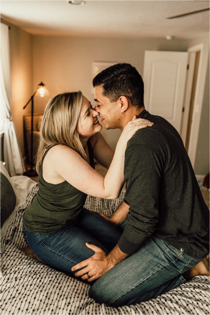 Pensacola Wedding Photographer - Couples Session - In home couples session - Florida Wedding Photographer