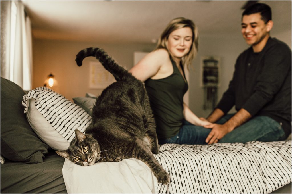 Pensacola Wedding Photographer - Couples Session - In home couples session - Florida Wedding Photographer