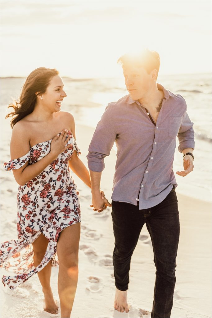Mariana + Greyson - Pensacola Beach Engagement Session - Engagement Session Outfit Ideas - Engagement session ideas