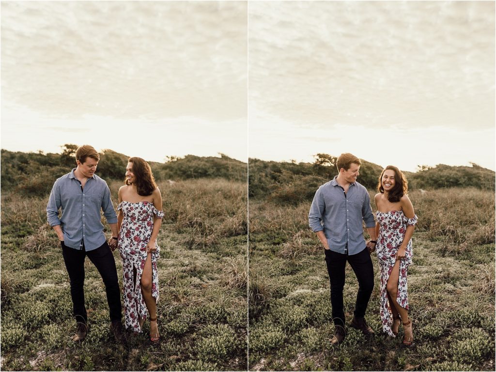 Mariana + Greyson - Pensacola Beach Engagement Session - Engagement Session Outfit Ideas - Engagement session ideas