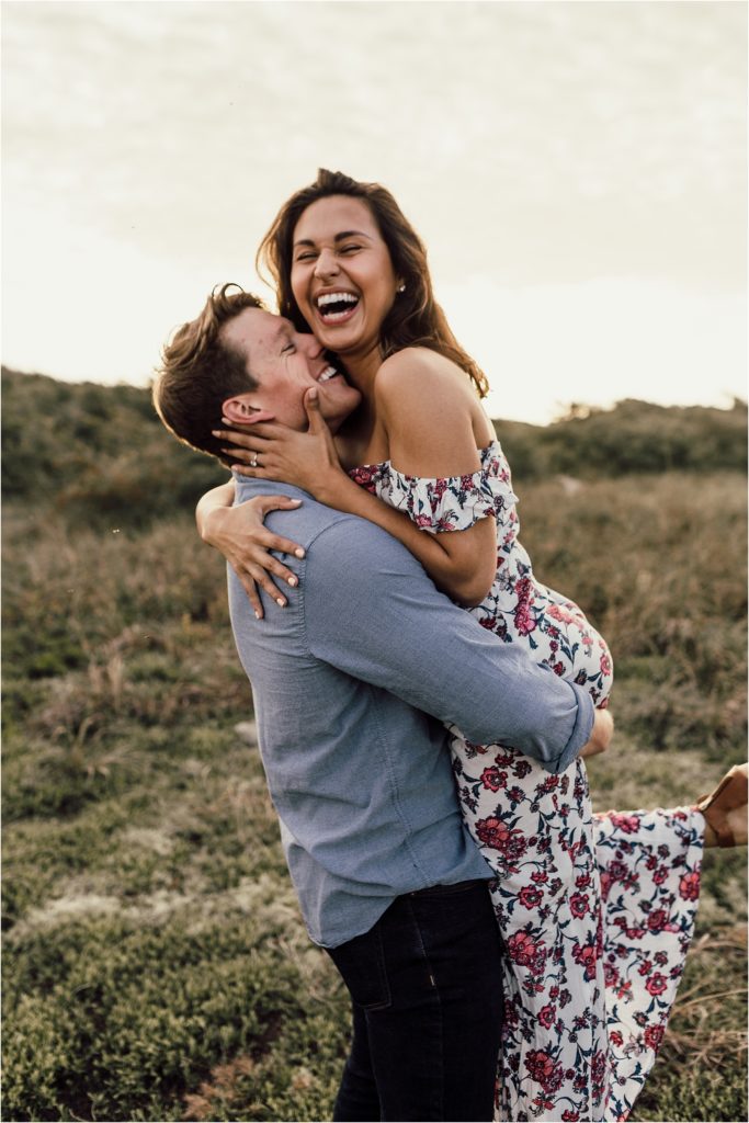 Mariana + Greyson - Pensacola Beach Engagement Session - Engagement Session Outfit Ideas - Engagement session ideas