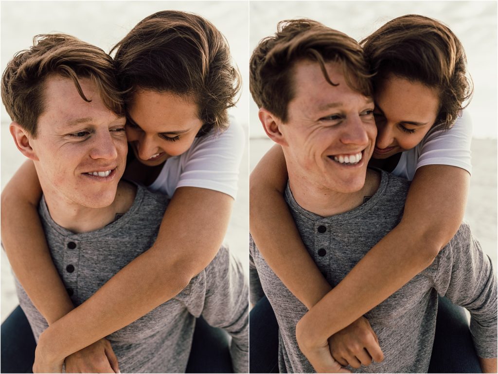 Mariana + Greyson - Pensacola Beach Engagement Session - Engagement Session Outfit Ideas - Engagement session ideas