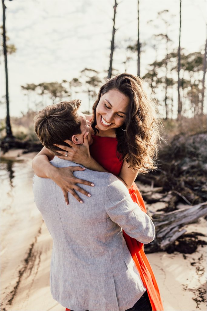 Mariana + Greyson - Pensacola Beach Engagement Session - Engagement Session Outfit Ideas - Engagement session ideas