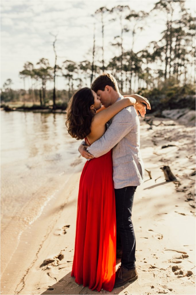 Mariana + Greyson - Pensacola Beach Engagement Session - Engagement Session Outfit Ideas - Engagement session ideas