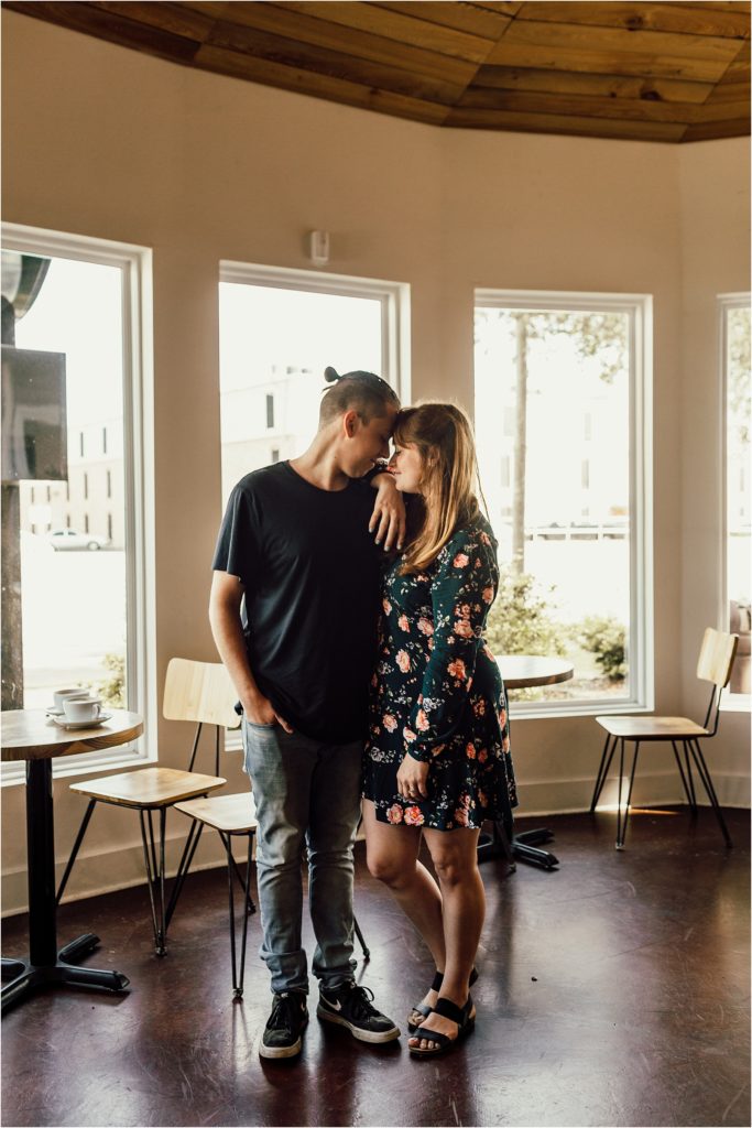 Matt and Erin - Couples Coffee Shop Sesh - Pensacola Wedding Photographers - Wedding Photography Pensacola - Love, Anneliese Photography