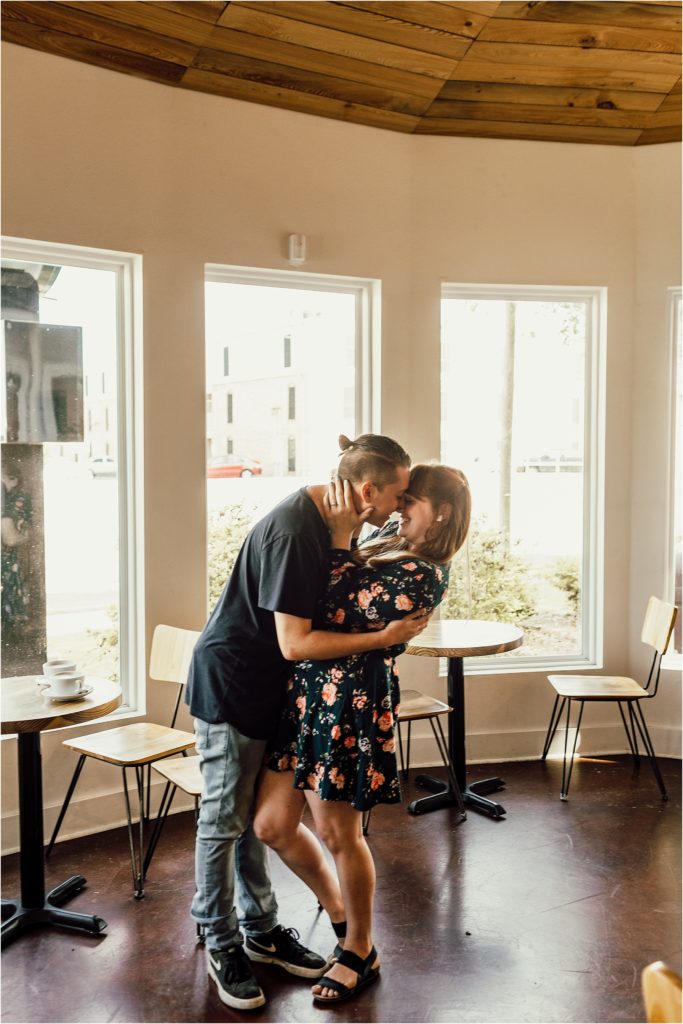 Matt and Erin - Couples Coffee Shop Sesh - Pensacola Wedding Photographers - Wedding Photography Pensacola - Love, Anneliese Photography