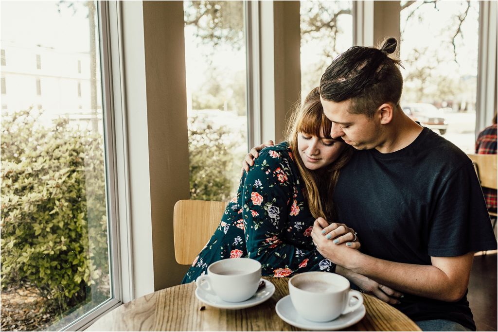 Matt and Erin - Couples Coffee Shop Sesh - Pensacola Wedding Photographers - Wedding Photography Pensacola - Love, Anneliese Photography