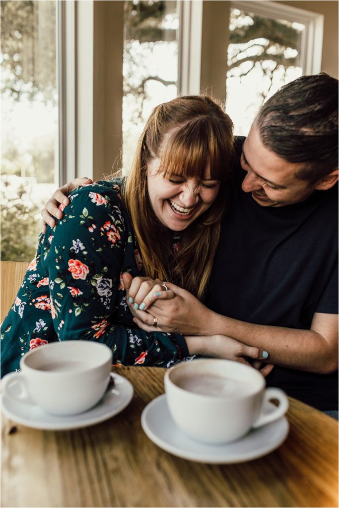 Matt and Erin - Couples Coffee Shop Sesh - Pensacola Wedding Photographers - Wedding Photography Pensacola - Love, Anneliese Photography