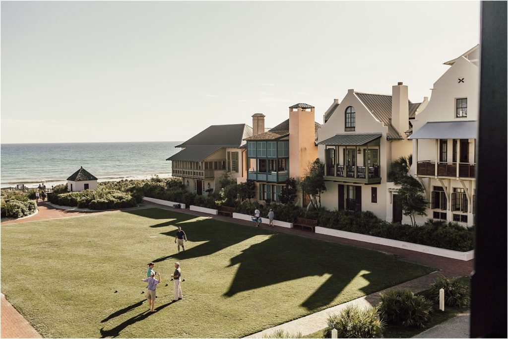 Rosemary Beach Wedding Western Green Photo