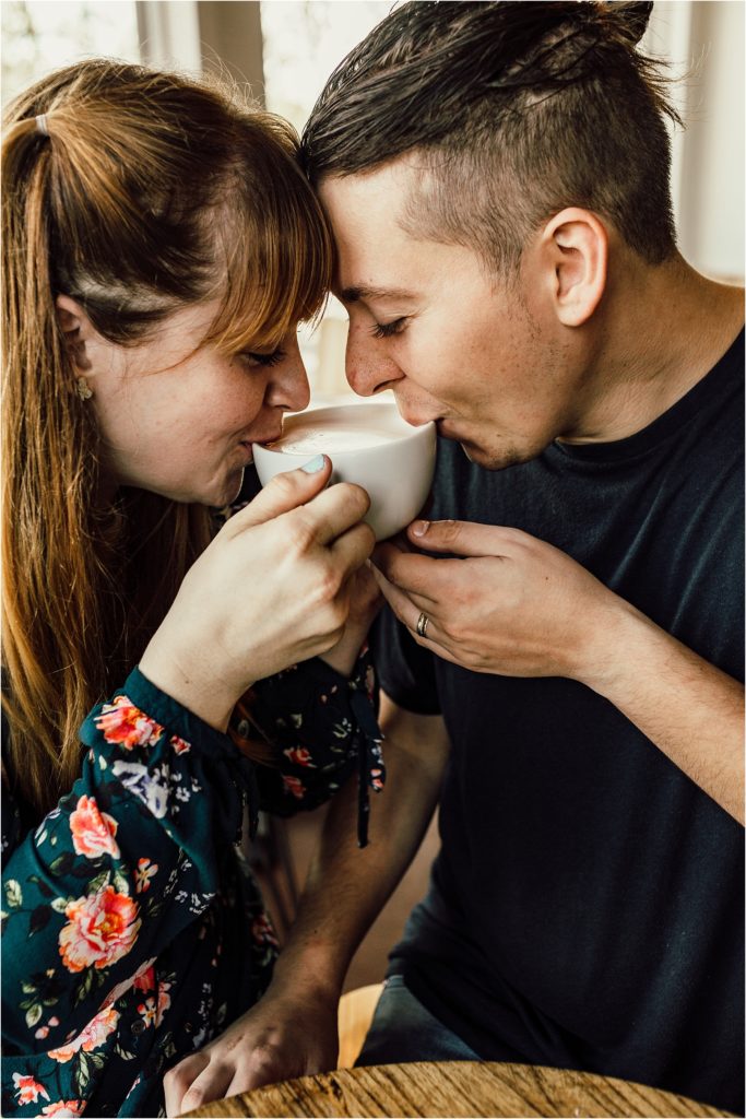 Matt and Erin - Couples Coffee Shop Sesh - Pensacola Wedding Photographers - Wedding Photography Pensacola - Love, Anneliese Photography
