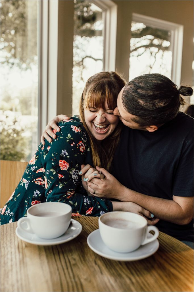 Matt and Erin - Couples Coffee Shop Sesh - Pensacola Wedding Photographers - Wedding Photography Pensacola - Love, Anneliese Photography