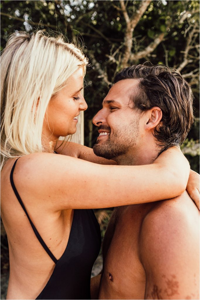 Inlet Beach Cuddle Couples Session Photos