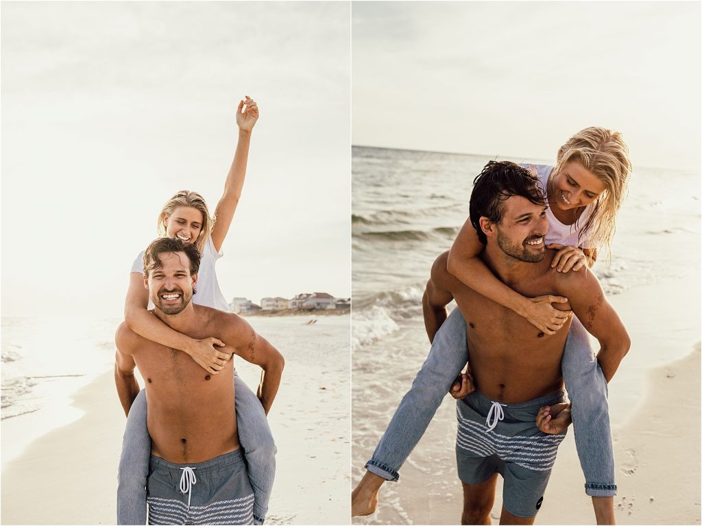 Inlet Beach Candid Engagement Photos