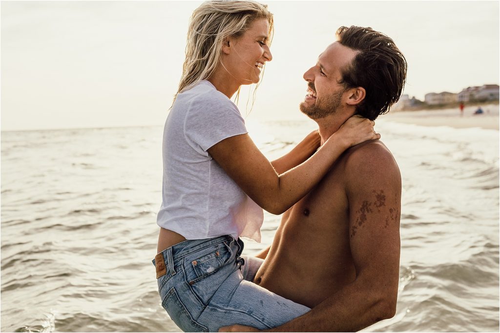 Inlet Beach Couple Laughing Photos