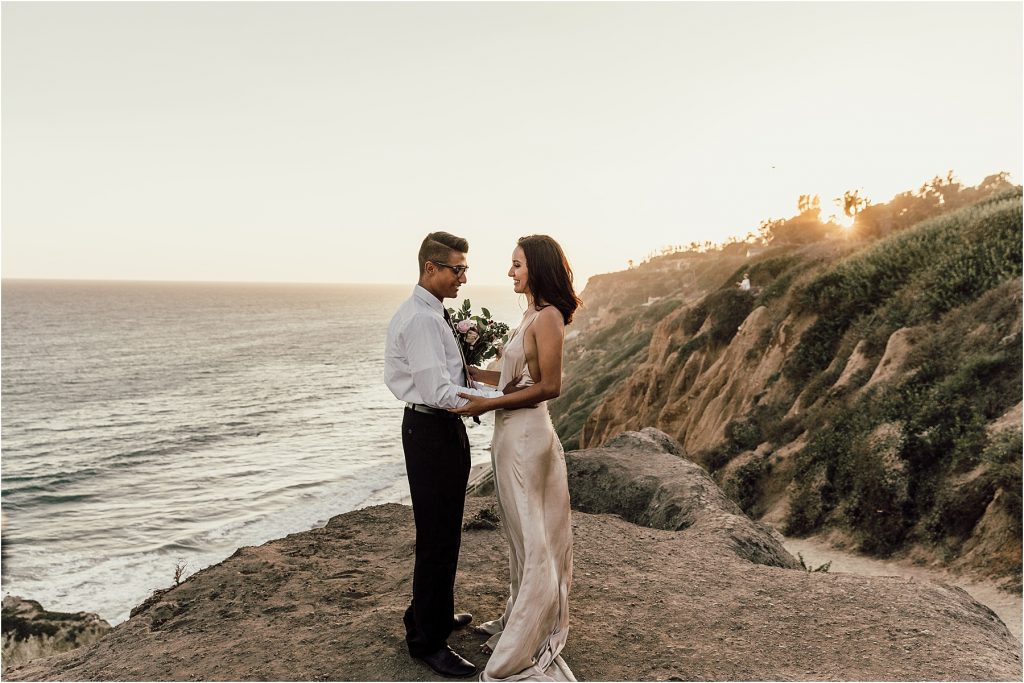 First Look Wedding El Matador Beach Photos