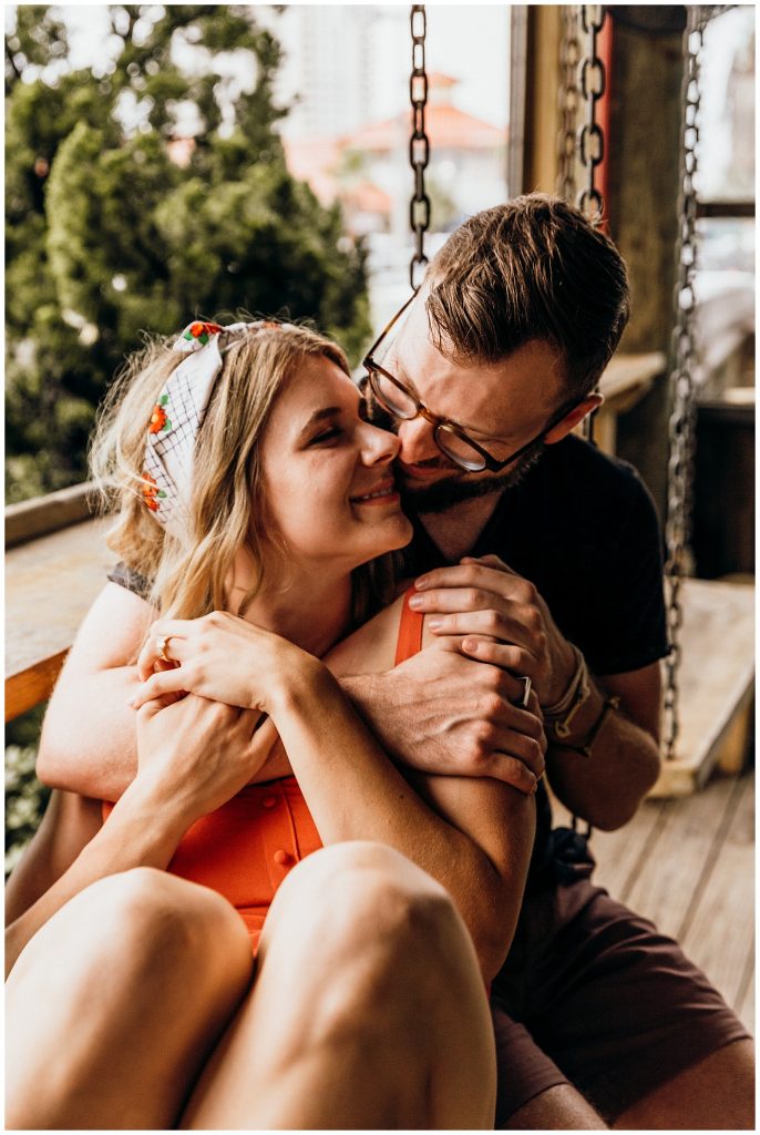 Pensacola Beach Red Fish Blue Fish Engagement Photos