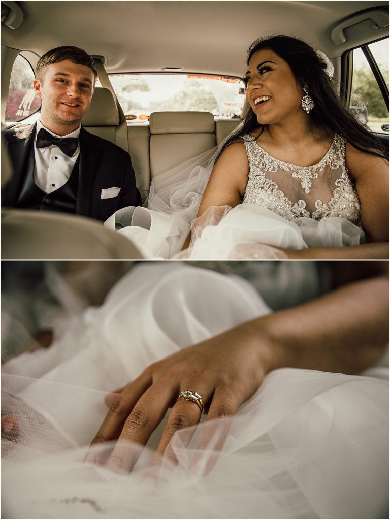 City Park New Orleans Wedding Getaway Car Photos