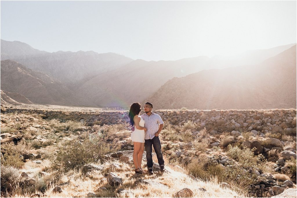 Palm Springs Engagement Session Desert Photos