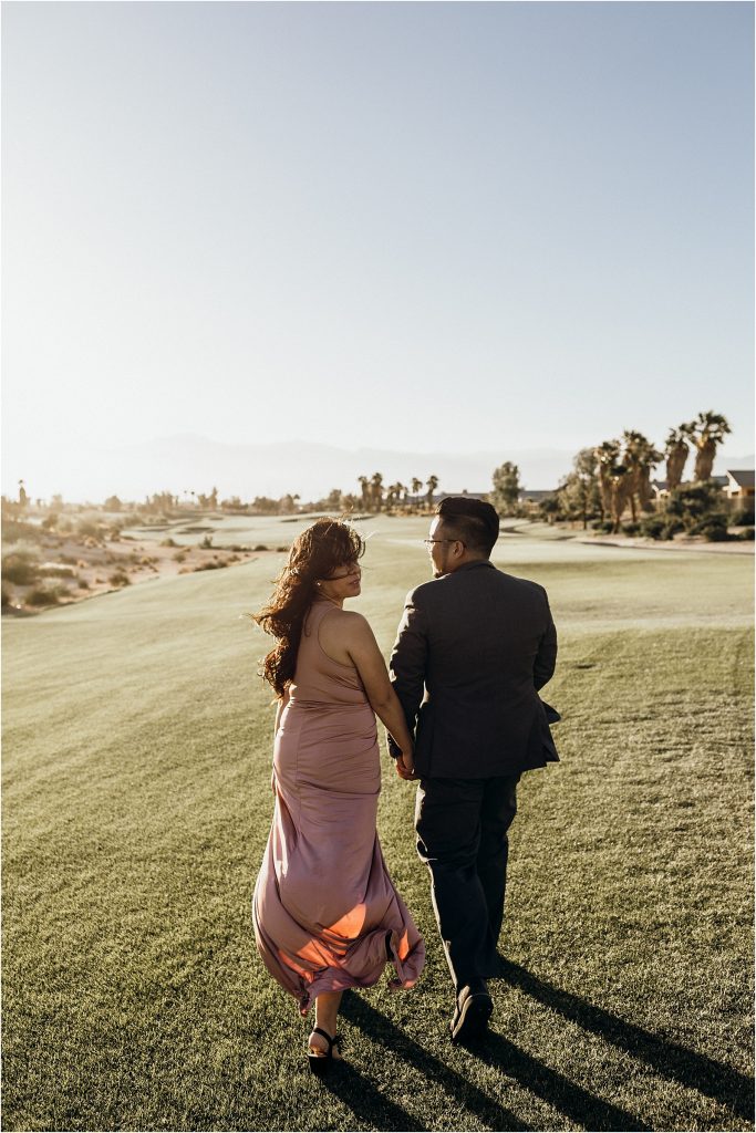 Palm Springs Engagement Session Escena Golf Course Photos