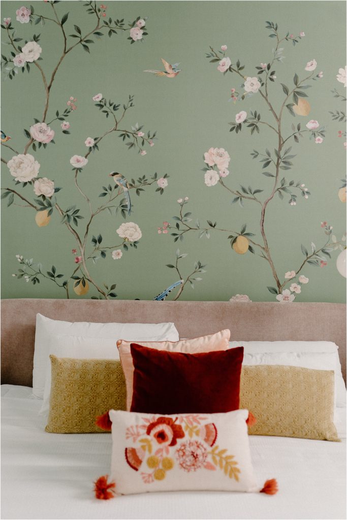 Gingerbread House Wedding Venue Primary bedroom wallpaper